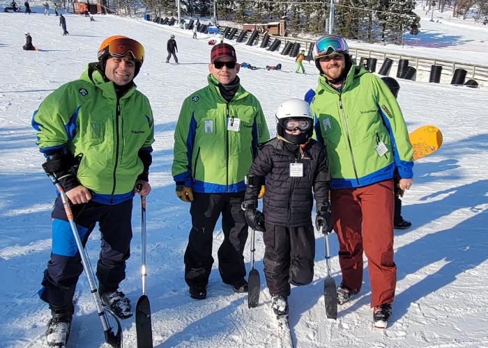Courage Kenny Ski-A-Thon Participants